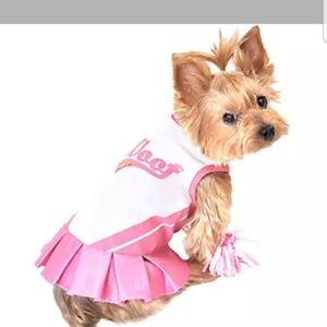 NWT Simply Dog Pet Cheerleader Costume Dress L